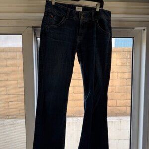 Hudson Dark Blue Flare Leg Jeans